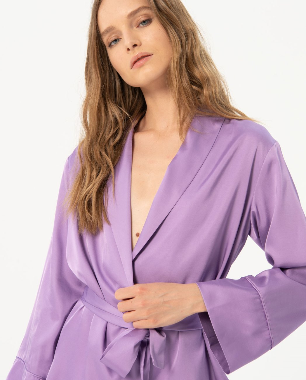 GIACCA KIMONO IN RASO